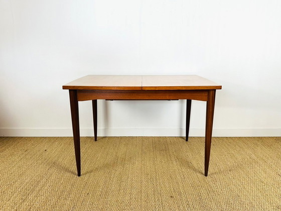 Image 1 of Uitschuifbare Scandinavische teakhouten eettafel, 1960