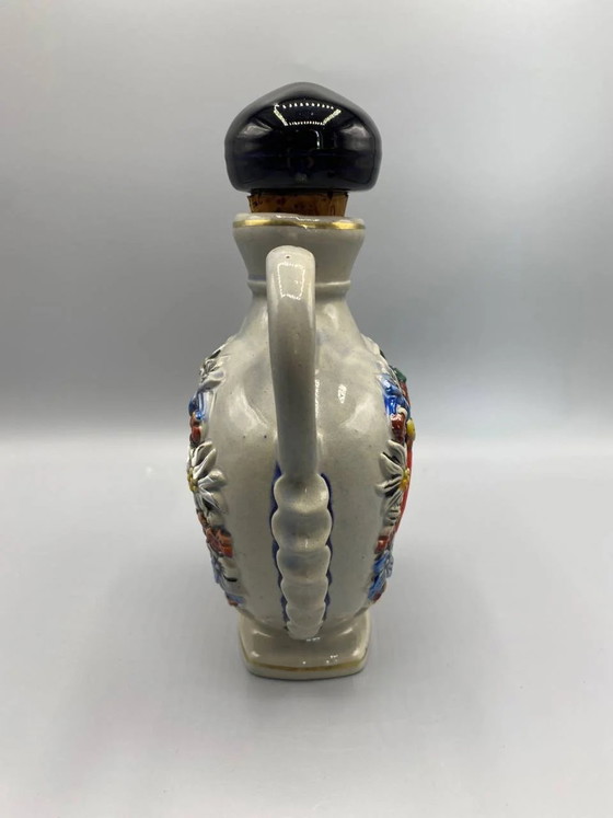 Alte Likörkaraffe aus Keramik – Souvenir aus Friedrichshafen – Deutschland – ca. – Geschirr, Cork, Ceramic (photo 4 of 8)