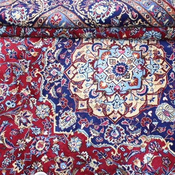 Image 1 of Handgeknoopt Perzisch tapijt - Keshan tapijt 376x289