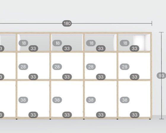 Image 1 of Tylko wall storage unit