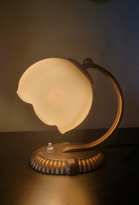 Image 1 of Art Deco table lamp - boudoir table lamp