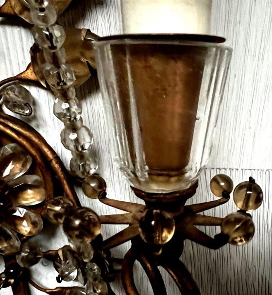 Lampada da parete vintage della Maison Bagues – Maison Baguès, Applique, Glass, Metal (photo 6 of 6)
