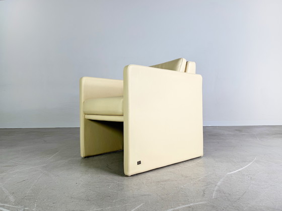 Image 1 of Poltrona originale Rolf Benz Ego G in pelle beige Poltrona design