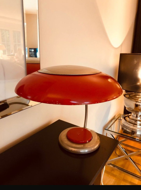 Image 1 of Mid-century table lamp / lamp / Space Age, manufactured by VEB Leuchtenbau in the 1960s