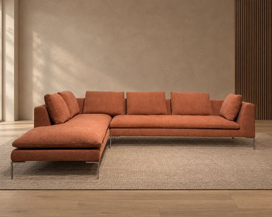 NUOVO B&B Italia Charles Divano angolare + GARANZIA, Divani angolari, Altro, Metallo, Arancione, Modern (foto 2 di 11)