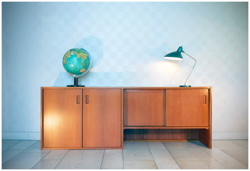 Teak sideboard, Year 60, Hifi, TV, Storage