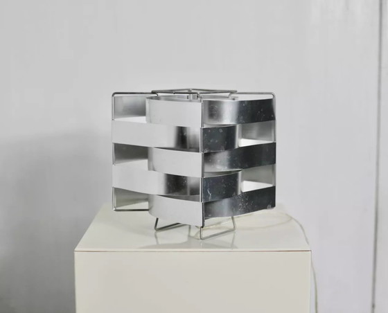 Image 1 of Metalen lamp, jaren 70