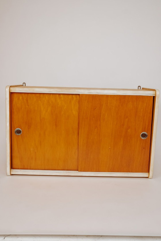 Image 1 of Mobiletto pensile vintage con ante scorrevoli