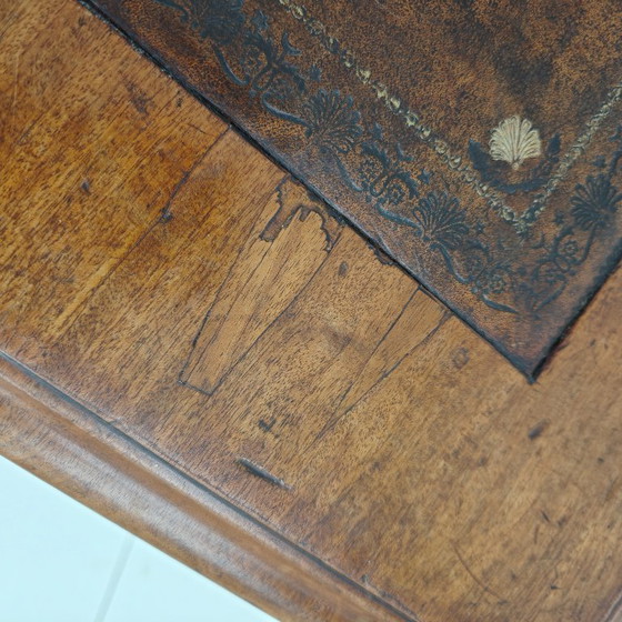 Image 1 of Escritorio inglés de dos caras para socios del siglo XIX – S. & H. Jewell