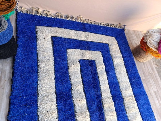 Alfombra marroquí de lana natural de 200 cm x 300 cm. – Wool (photo 3 of 5)