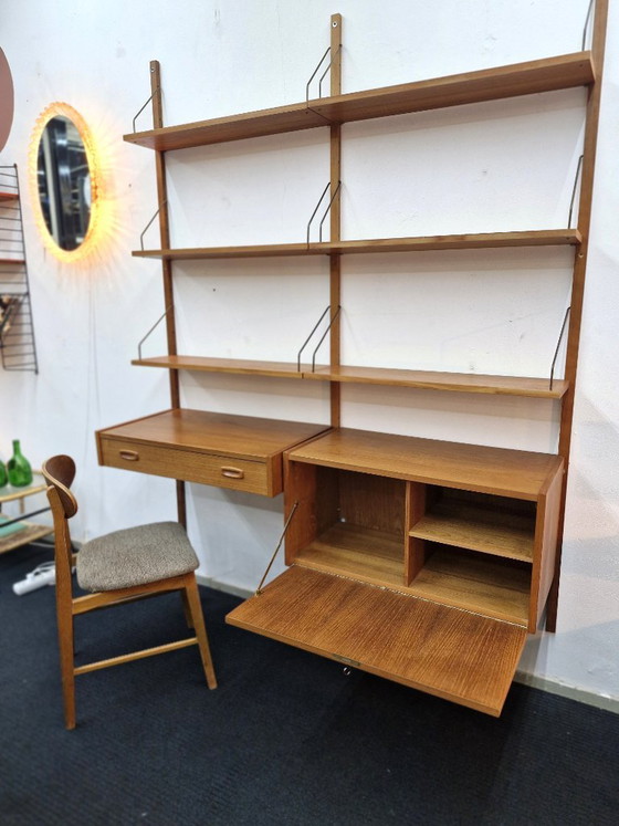 Vintage wall system Randers PS system Danish Furniture – Wall cabinet, Wood (photo 14 of 16)