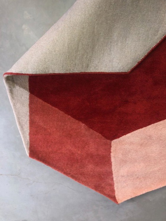 Opportunité Unique Puik Design Carpet Design Duo Nieuw Rood – Tapis, Wool (photo 5 of 6)