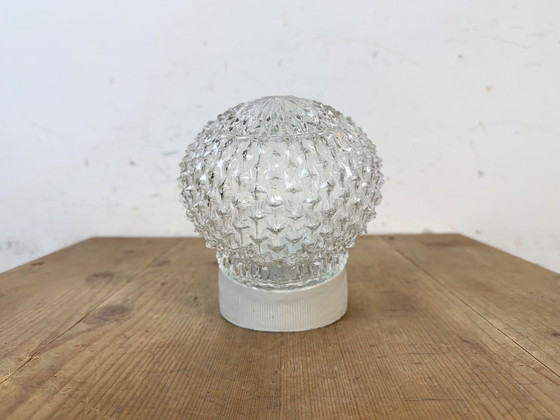 Image 1 of Applique murale vintage en porcelaine blanche, années 1970