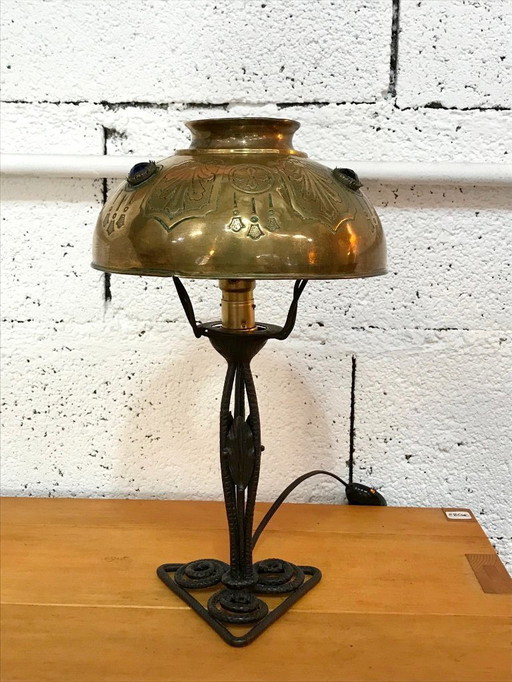 Antique Art Nouveau lamp