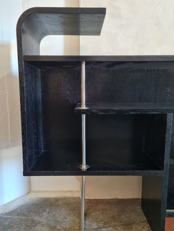 Image 1 of Functionalist Sideboard / Bookcase with Shelves, Czechoslovakia, 1930s