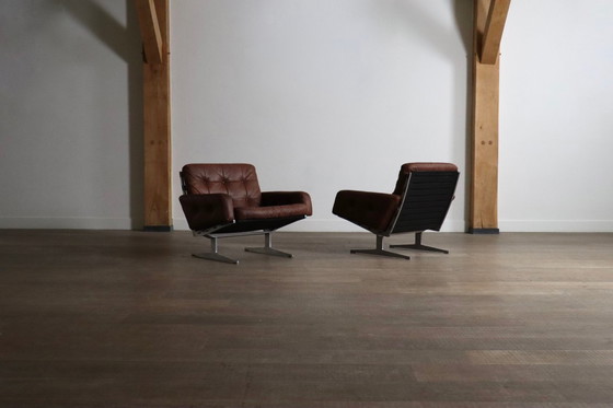 Image 1 of Paire de fauteuils Caravelle par Paul Leidersdorff, Danemark 1965
