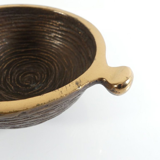 Image 1 of Small bronze bowl, brutalist style, 1960s