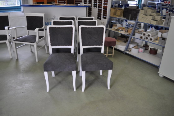 Art Deco Dining Chairs, Set of 6 (photo 5 of 6)