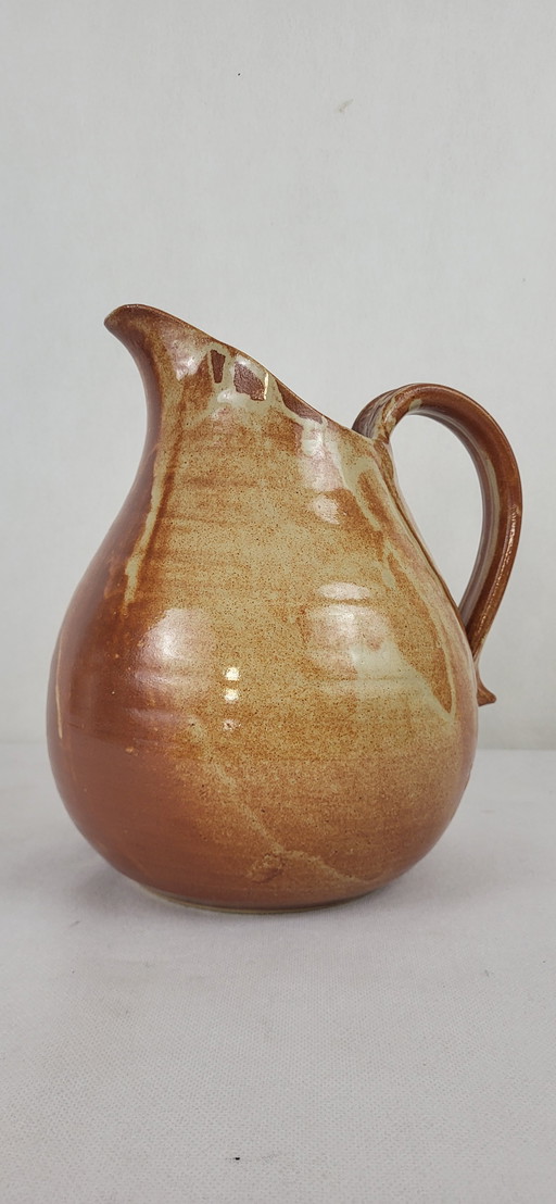 2L pitcher in Puisaye stoneware