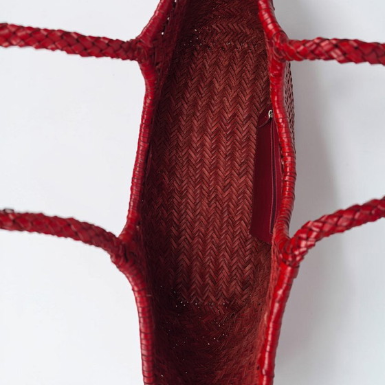 Image 1 of Handgemaakte, ambachtelijk geweven leren [tas] – Premium Intrecciato-vakmanschap