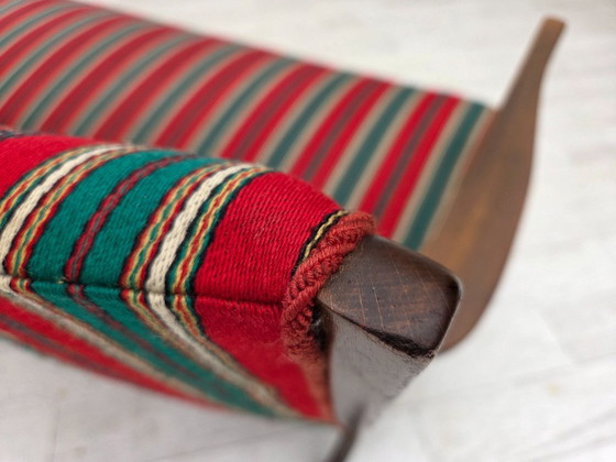 Image 1 of 1960s, Danish 2-seater sofa by Fritz Hansen, furniture wool, original condition.