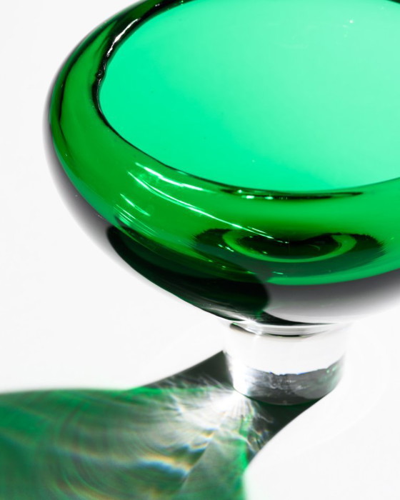 Image 1 of Organic Glass Bowl Attributed to Royal Leerdam Gerard Thomassen “Serica" 1990s