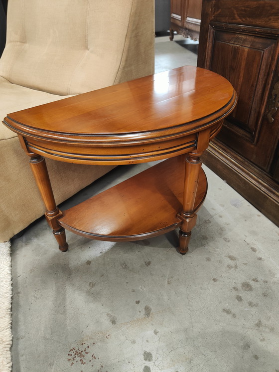 Image 1 of Halbmond-Couchtisch aus Kirsche