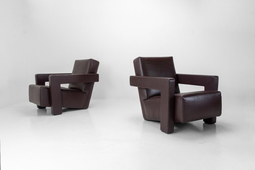 Set of 2 Cassina Utrecht Armchairs – Gerrit Rietveld (1935)