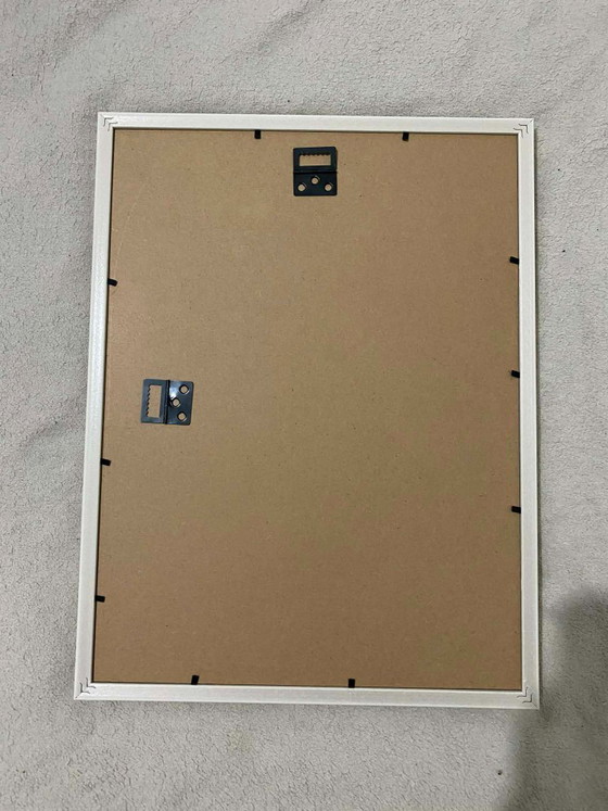 Image 1 of Ingelijste wanddecoratie met ballerina-motief