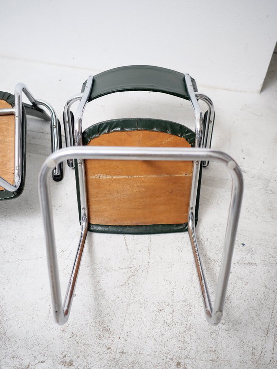 Image 1 of Paar Gispen Bauhaus-designstoelen