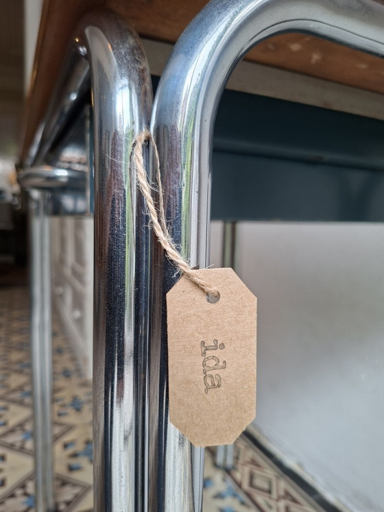Petit Bureaux Vert, Années Cinquante – Metal, Wood (photo 9 of 9)