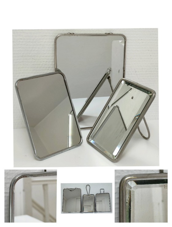 Image 1 of tre specchi da barbiere, inizio-metà del XX secolo