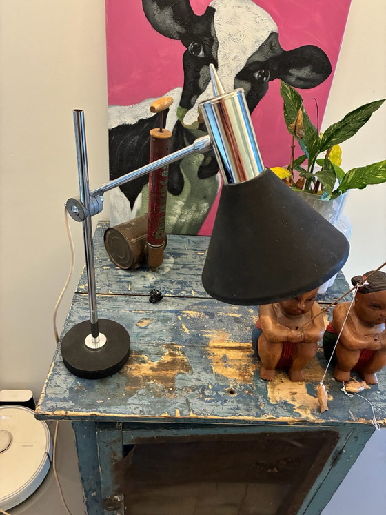 Vintage Stilux Milano Desk lamp, 1960s / Mid-Century – Metal, Chrome (photo 3 of 12)
