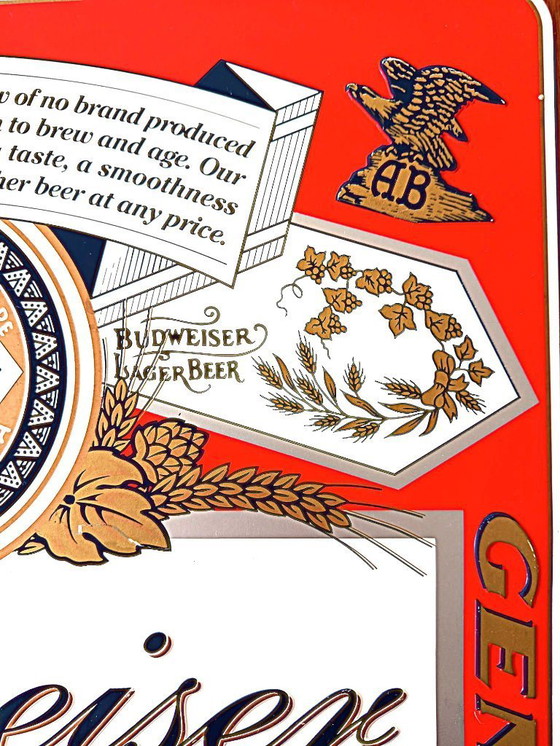 Image 1 of BUDWEISER sign