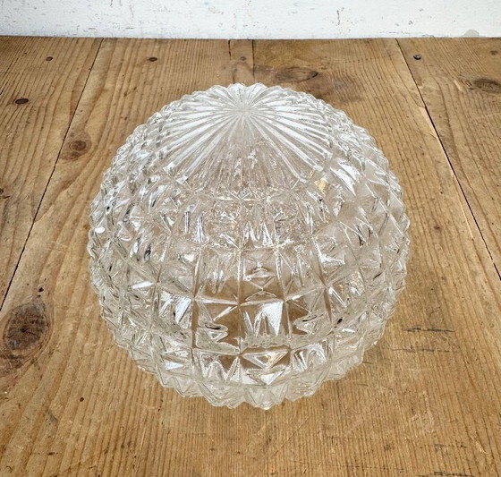 Image 1 of Suspension vintage en porcelaine blanche, années 1970