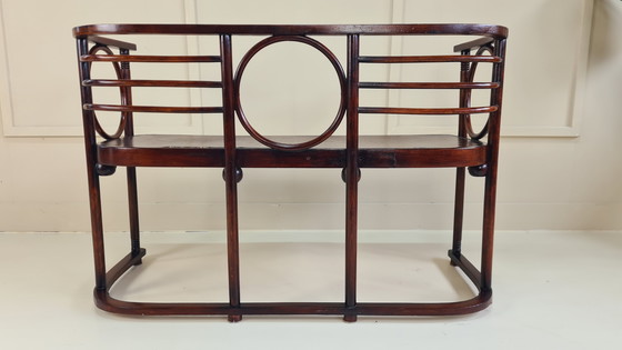 Image 1 of Fledermaus" Sofa
A rare version of the so called "Fledermaus" model sofa by Josef Hoffmann for by Mundus AG. 