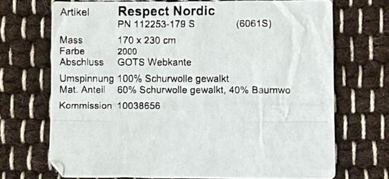 Image 1 of Brinker Carpets Herme White Warp Tisca Respect Teppich - 170x230