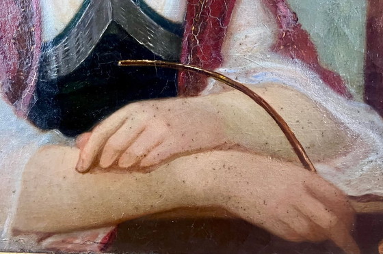 Image 1 of 19th-Century Romantic Portrait – Henry Scheffer (1800-1862)