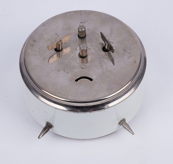 Image 1 of Vintage Kienzle metal alarm clock