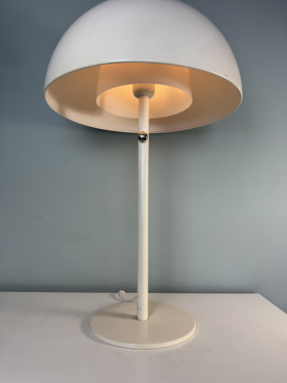 Vintage IKEA Brasa Table Lamp – White – Retro Design – Metal (photo 4 of 15)