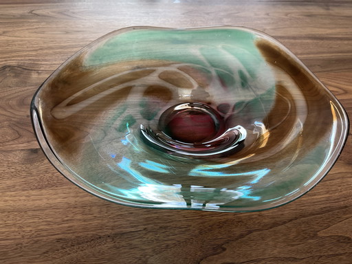 Organische glazen schaal