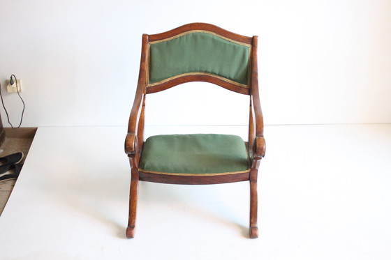 Image 1 of Viktorianischer metamorpher Gebetshocker und Stuhl Prie Dieu