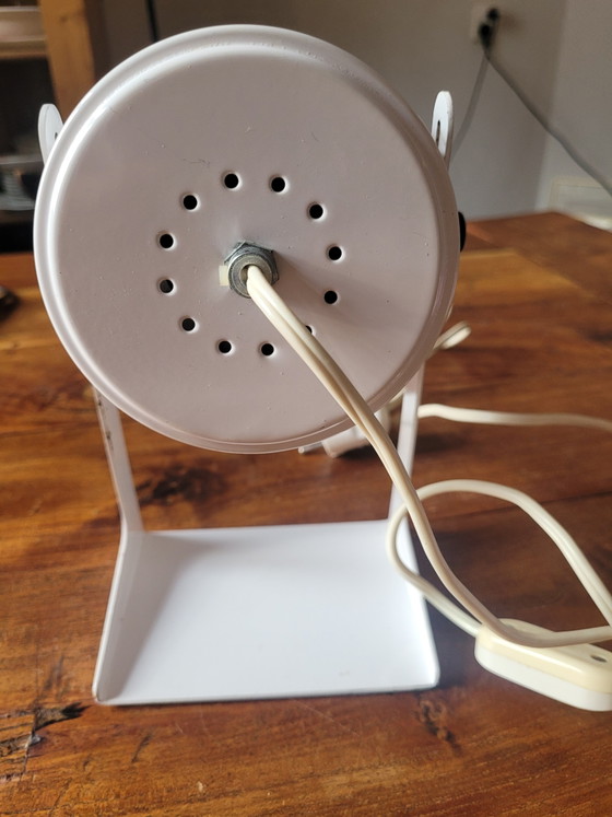 Image 1 of Vintage white Elma desk lamp / bedside lamp