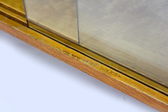 Image 1 of Modular Desks with White Glass Tops by Mojmir Pozar for Up Závody, 1960s, Set of 3