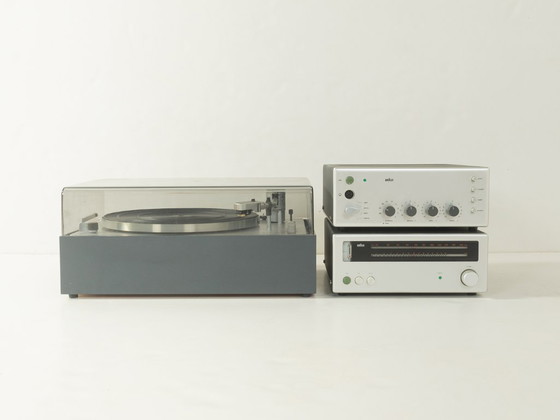 Image 1 of Sistema Hi-Fi degli anni '60, PS 600, CSV 251 e CE 300, Braun