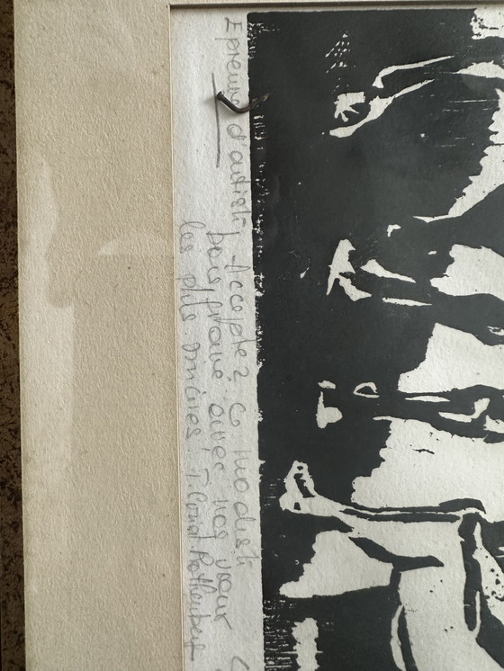 Image 1 of Suzan ROTHENBERG (1945-2020), Figuren zu Pferd - Holzschnitt - Künstlerexemplar