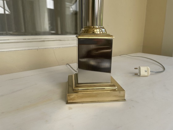 Image 1 of Lampada da tavolo a luce abbagliante Maison Jansen 1970, francese