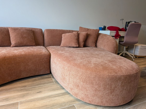 Hoekzetel astuce, Hoekbanken, Textiel, Roze (foto 6 van 10)