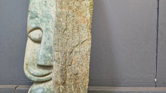 Vintage natural stone sculpture by Peter Munetsi, 1970s (photo 4 of 11)