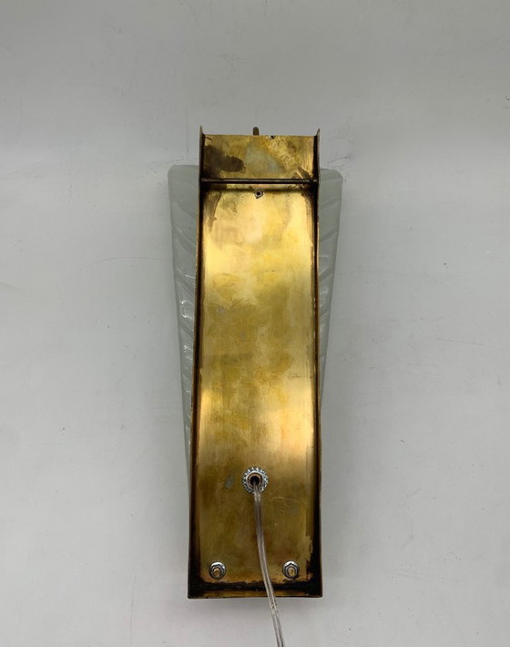 Image 1 of Wall lamp, single leaf attributed to Barovier